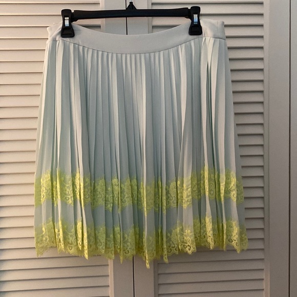 Ted Baker Sea Foam and Neon Skirt. - Picture 1 of 1